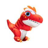 Maxbell Dinosaur Hand Puppet Comfortable Interesting Cognitive Development Plush Toy Red