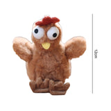 Maxbell Maxbell Chicken Plush Keychain Toy Hens Keychain for Keys Car Bag Hanging Girls Boys Brown