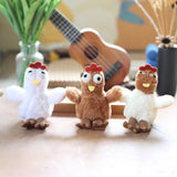 Maxbell Maxbell Chicken Plush Keychain Toy Hens Keychain for Keys Car Bag Hanging Girls Boys Brown