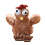 Maxbell Maxbell Chicken Plush Keychain Toy Hens Keychain for Keys Car Bag Hanging Girls Boys Brown