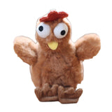 Maxbell Maxbell Chicken Plush Keychain Toy Hens Keychain for Keys Car Bag Hanging Girls Boys Brown