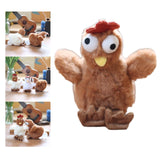 Maxbell Maxbell Chicken Plush Keychain Toy Hens Keychain for Keys Car Bag Hanging Girls Boys Brown