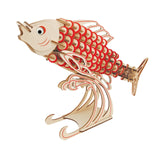 Maxbell Maxbell 3D Wooden Puzzle Fish Sea Animal Jigsaw Puzzle DIY for Kids Gift Collectible