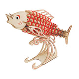 Maxbell Maxbell 3D Wooden Puzzle Fish Sea Animal Jigsaw Puzzle DIY for Kids Gift Collectible