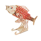 Maxbell Maxbell 3D Wooden Puzzle Fish Sea Animal Jigsaw Puzzle DIY for Kids Gift Collectible