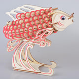 Maxbell Maxbell 3D Wooden Puzzle Fish Sea Animal Jigsaw Puzzle DIY for Kids Gift Collectible