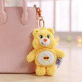 Maxbell Maxbell Bear Plush Keychain Toy with Squeaking Sound Cute Stuffed Purse Pendant yellow