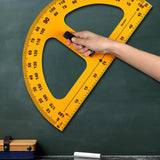 Maxbell Math Geometry Ruler Big Size Large Digital for Drafting Engineering Teachers Protractor