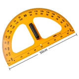 Maxbell Math Geometry Ruler Big Size Large Digital for Drafting Engineering Teachers Protractor