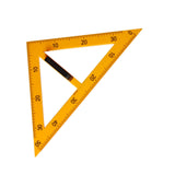 Maxbell Math Geometry Ruler Big Size Large Digital for Drafting Engineering Teachers 45 Triangle