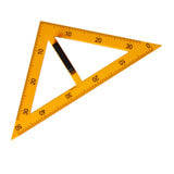 Maxbell Math Geometry Ruler Big Size Large Digital for Drafting Engineering Teachers 45 Triangle