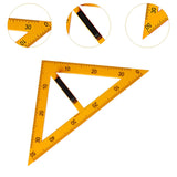 Maxbell Math Geometry Ruler Big Size Large Digital for Drafting Engineering Teachers 45 Triangle