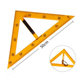 Maxbell Math Geometry Ruler Big Size Large Digital for Drafting Engineering Teachers 45 Triangle
