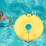 Maxbell Baby Pool Float Non Inflatable Baby Float Swim Training for Infants Kids Yellow