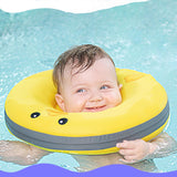 Maxbell Baby Pool Float Non Inflatable Baby Float Swim Training for Infants Kids Yellow