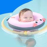 Maxbell Baby Pool Float Non Inflatable Baby Float Swim Training for Infants Kids Yellow