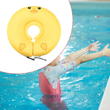 Maxbell Baby Pool Float Non Inflatable Baby Float Swim Training for Infants Kids Yellow