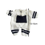 Maxbell Fashion Dolls Jumpsuit Sweater Stylish Costume for 38cm Dolls New Year Gifts