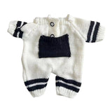 Maxbell Fashion Dolls Jumpsuit Sweater Stylish Costume for 38cm Dolls New Year Gifts