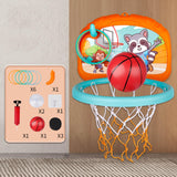 Maxbell Interactive Indoor Mini Basketball Hoop Toy Kids Sport Toy for Children Gift Orange