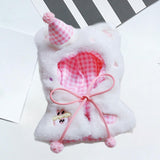 Maxbell Plush Doll Clothes for 17cm Doll DIY Doll Toy Soft Photo Props Doll Outifits pink