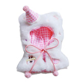 Maxbell Plush Doll Clothes for 17cm Doll DIY Doll Toy Soft Photo Props Doll Outifits pink