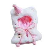 Maxbell Plush Doll Clothes for 17cm Doll DIY Doll Toy Soft Photo Props Doll Outifits pink