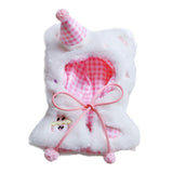 Maxbell Plush Doll Clothes for 17cm Doll DIY Doll Toy Soft Photo Props Doll Outifits pink