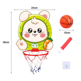 Maxbell Basketball Hoop Set Outdoor Indoor Game Indoor for Boys Girls Birthday Gifts Bunny