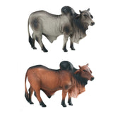Maxbell 2Pcs Wildlife Animals Figurines for Birthday Gift Cake Topper Party Supplies