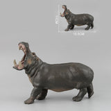 Maxbell 5 Pieces African Hippopotamus Birthday Gift Educational Toy Animals Figurine