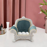 Maxbell 1/12 Miniature Dollhouse Sofa for Ob11 Doll Scene Small Jewelry Storage Case Dark Blue