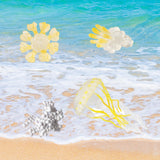 Maxbell Jellyfish Growth Cycle Science Teaching Props Birthday Gifts Animals Figures Yellow