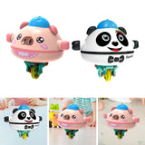 Maxbell Balance Robot Walking Wire Animal Toy Cute Balanced Animal Toy for Gift Kids Pink Piggy