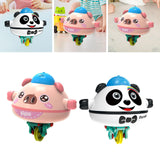 Maxbell Balance Robot Walking Wire Animal Toy Cute Balanced Animal Toy for Gift Kids Pink Piggy