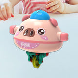 Maxbell Balance Robot Walking Wire Animal Toy Cute Balanced Animal Toy for Gift Kids Pink Piggy