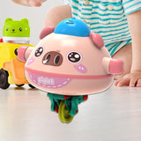 Maxbell Balance Robot Walking Wire Animal Toy Cute Balanced Animal Toy for Gift Kids Pink Piggy