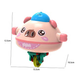 Maxbell Balance Robot Walking Wire Animal Toy Cute Balanced Animal Toy for Gift Kids Pink Piggy