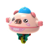 Maxbell Balance Robot Walking Wire Animal Toy Cute Balanced Animal Toy for Gift Kids Pink Piggy