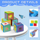 Maxbell 4Pcs Playing Game Dice Colorful for Entertainment Math Activities Dice Games