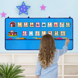 Maxbell Classroom Attendance Chart Kid's Daily Schedule for Daycare School Preschool
