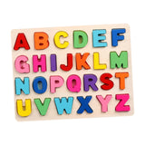 Maxbell Wooden Matching Game Early Educational Game for Age 1 2 3 Years Old Children Uppercase Letter