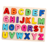 Maxbell Wooden Matching Game Early Educational Game for Age 1 2 3 Years Old Children Uppercase Letter