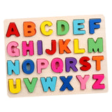 Maxbell Wooden Matching Game Early Educational Game for Age 1 2 3 Years Old Children Uppercase Letter