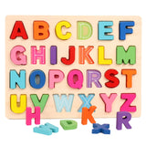 Maxbell Wooden Matching Game Early Educational Game for Age 1 2 3 Years Old Children Uppercase Letter