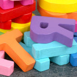 Maxbell Wooden Matching Game Early Educational Game for Age 1 2 3 Years Old Children Uppercase Letter