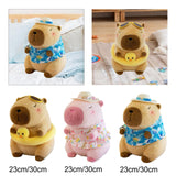 Maxbell Soft Plush Capybara Toy Simulation Car Decorative Soft Stuffed Toy for Girls Brown 23cm