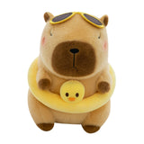 Maxbell Soft Plush Capybara Toy Simulation Car Decorative Soft Stuffed Toy for Girls Brown 23cm