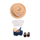 Maxbell Plush Doll Top and Pants DIY Flexibility Make Your Own Dolls for 5.91'' Doll plush hat and shoes