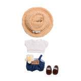 Maxbell Plush Doll Top and Pants DIY Flexibility Make Your Own Dolls for 5.91'' Doll plush hat and shoes